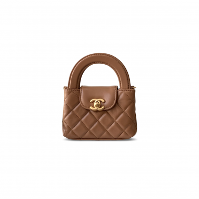 CHANEL KELLY NANO SHOPPING BAG AS3435 (12.5*8.3*4cm)